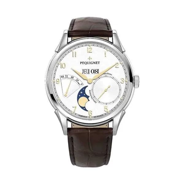Pequignet Montre Pequignet Rue Royale Grand Sport Automatique Cadran Blanc - 9030438-AM