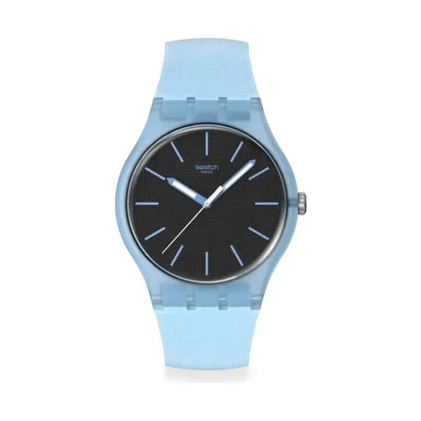 Swatch Montre quartz Mixte Essentials Bleu foncé