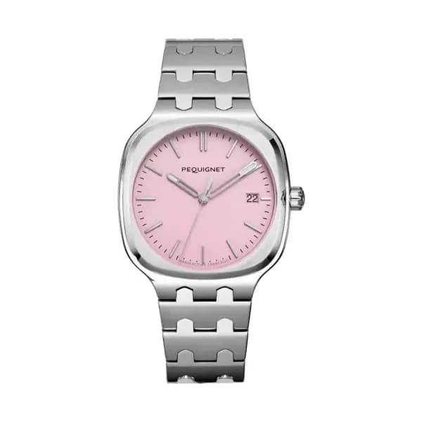 Pequignet Montre Concorde Rose 40mm 9040483