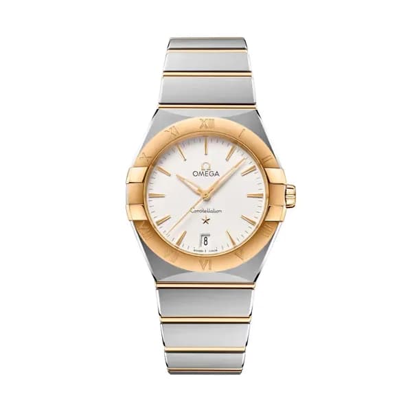 Omega Constellation 36 mm, acier - or jaune sur acier - or jaune