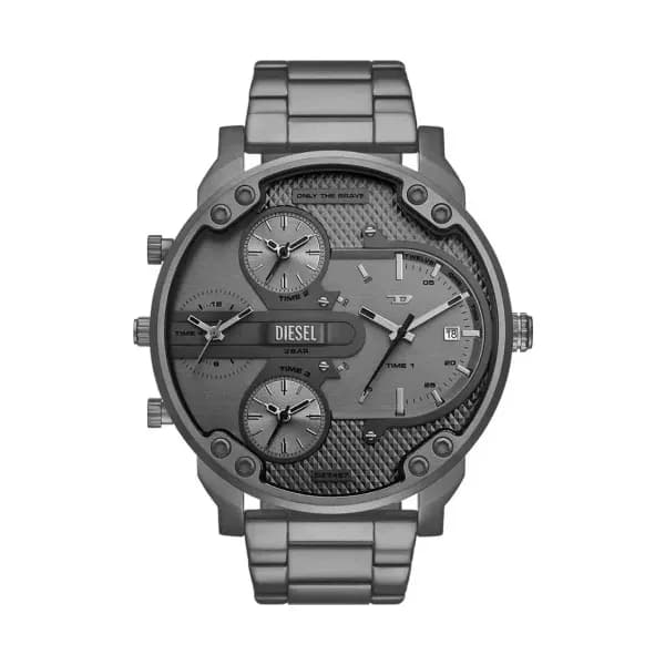 Diesel Montre Diesel Collection Mr. Daddy en Acier et PVD Gunmétal