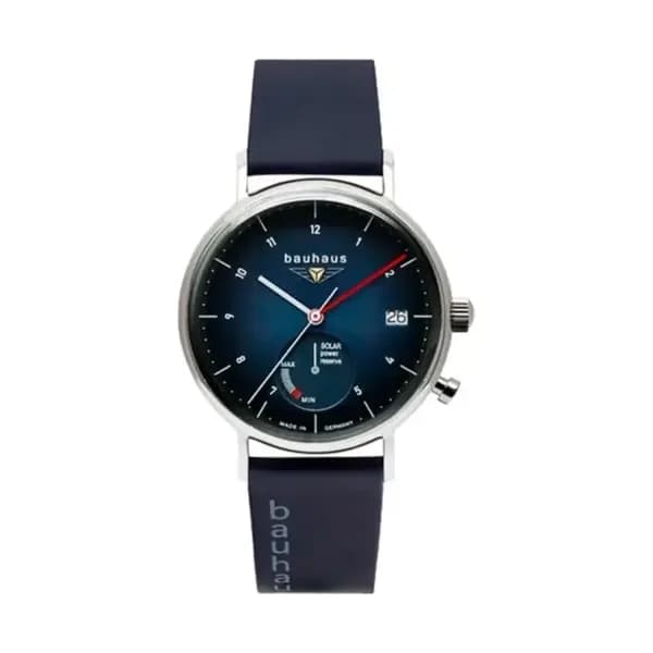 Bauhaus Montre Solar Homme Bleu 2112-3