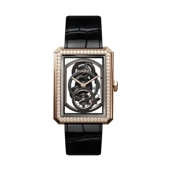 Chanel Montre automatique Femme Boy·friend Noir