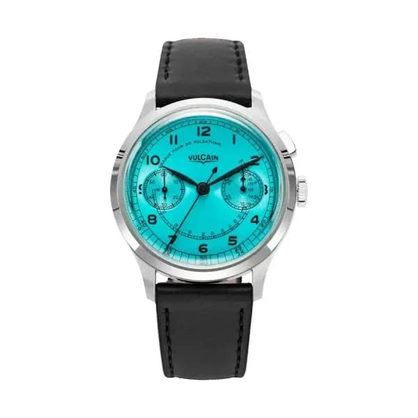 Vulcain Montre Monopusher Heritage Turquoise 650167A38