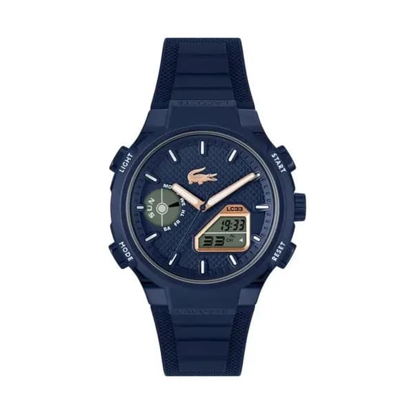 Lacoste Montre Lacoste Collection LC33 en Silicone Bleu