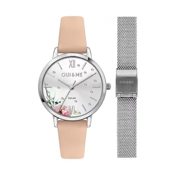 Oui & Me Coffret Oui&Me Montre Femme OUI&ME en Cuir Rose