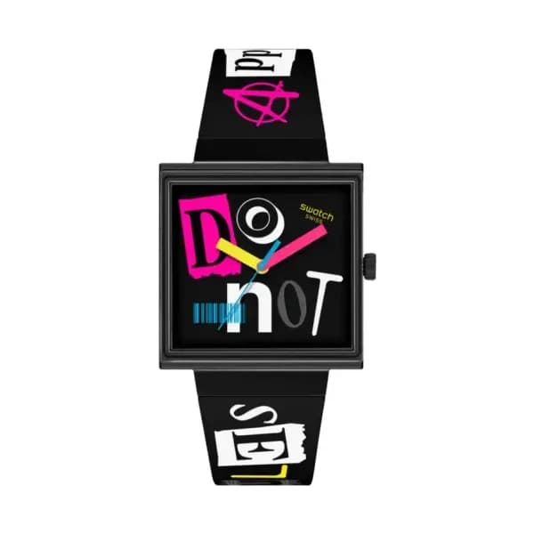 Swatch Montre Pierced Edge SO34B100