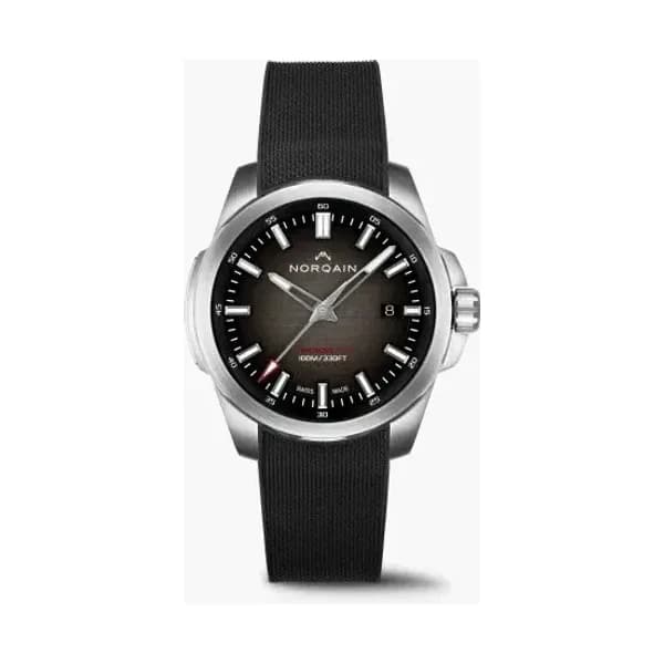 NORQAIN Montre Norqain Independence 40mm Brown Gradient Bracelet Caoutchouc