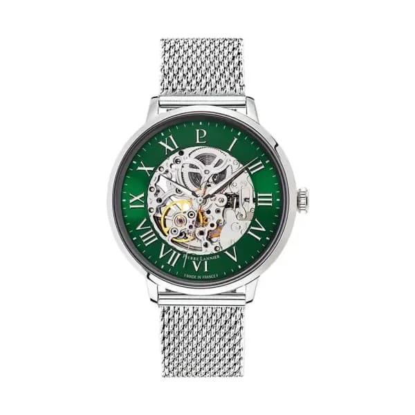 Pierre Lannier Montre Automatique Pierre Lannier Collection Automatic en Acier Argenté