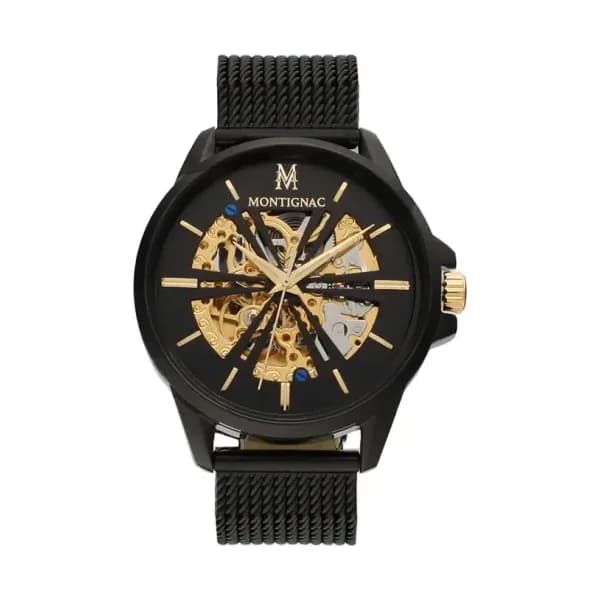 Montignac Montre automatique Homme Round Noir