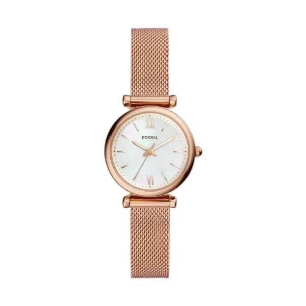 Fossil Montre Analogique Femme Fossil Acier Rose ES4433