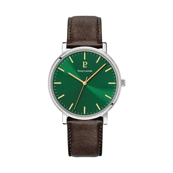 Pierre Lannier Montre Pierre Lannier Collection Essential en Cuir Marron