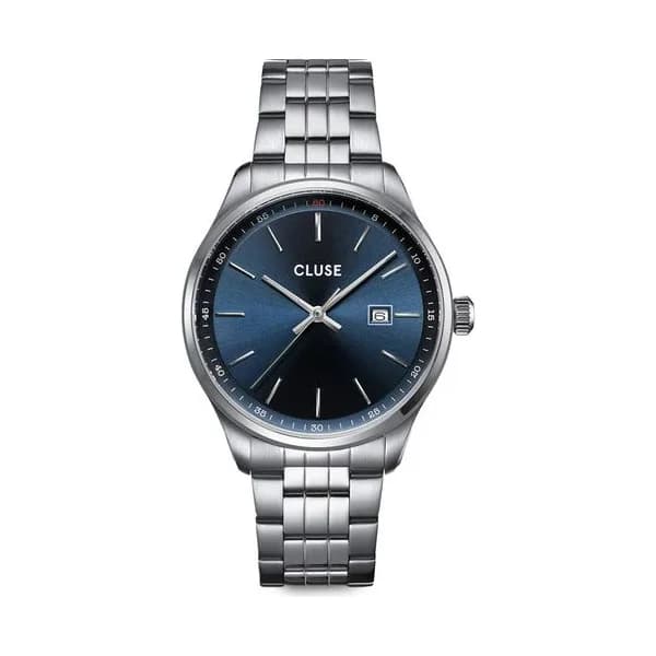 Cluse Anthéor Watch Steel Blue, Silver Colour