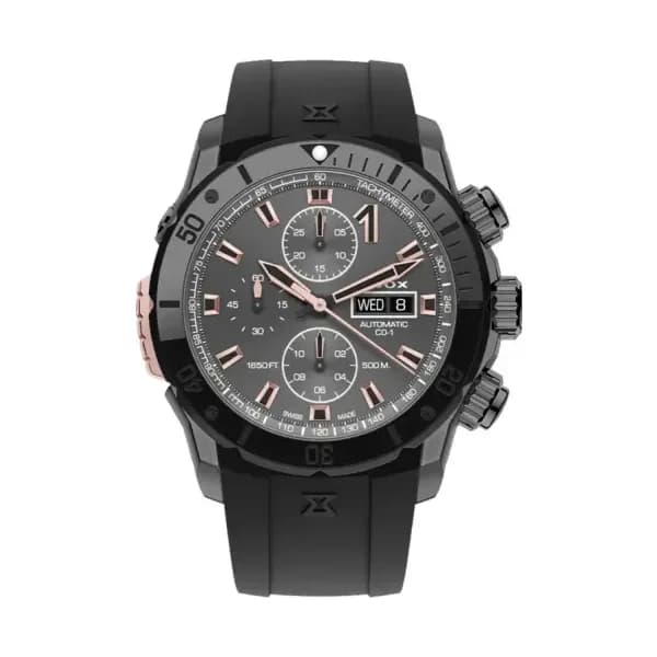 Edox Montre CO-1 Chronograph Automatic 01128-37GNRCA-GNR