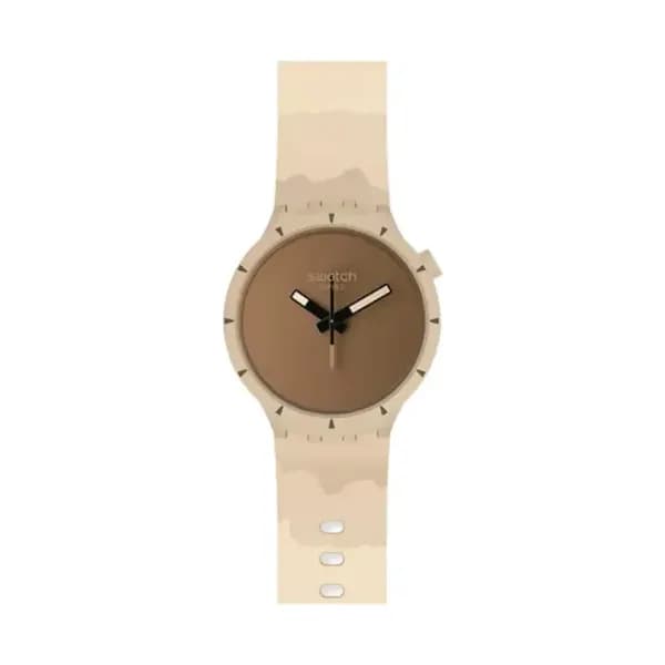 Swatch Montre Big Bold Bioceramic Desert Sable SB03C101