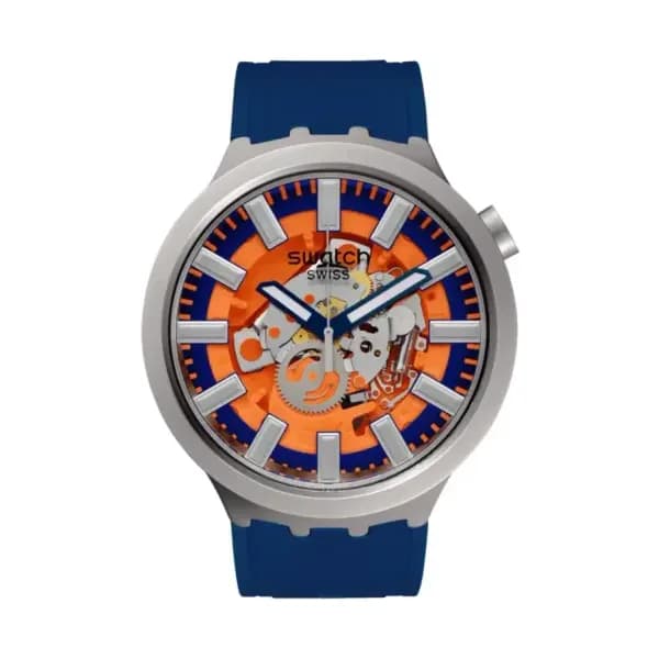Swatch Montre Orange In the Works SB07S114