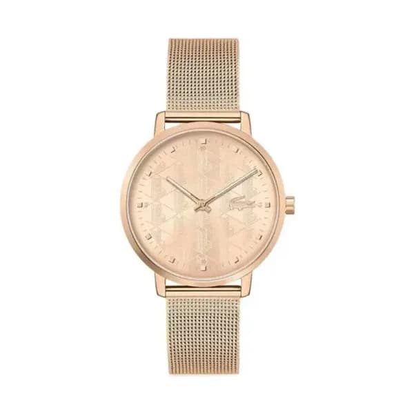 Lacoste Montre Crocorigin Doré Rose 2001287