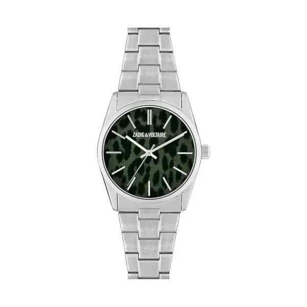 ZADIG & VOLTAIRE Montre Zadig et Voltaire Collection Fusion en Acier Argenté