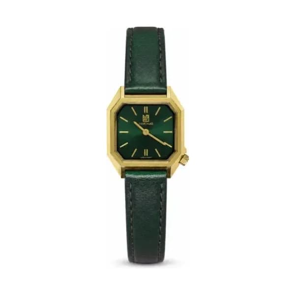Daniel Gérard Montre Occasion March LA.B Lady Mansart PVD Cadran Forest Bracelets Cuir Vert + Noir