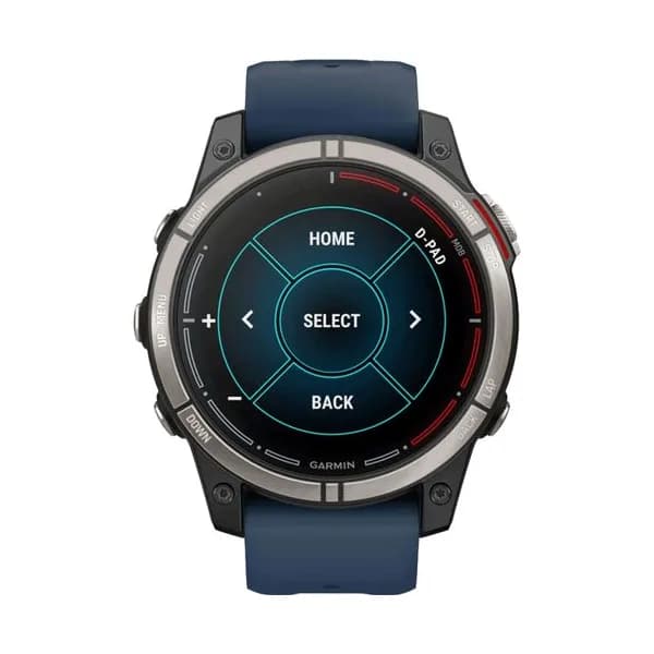 Garmin Montre Garmin Quatix 7 Pro GPS Marine écran AMOLED bracelet silicone bleu 47 mm