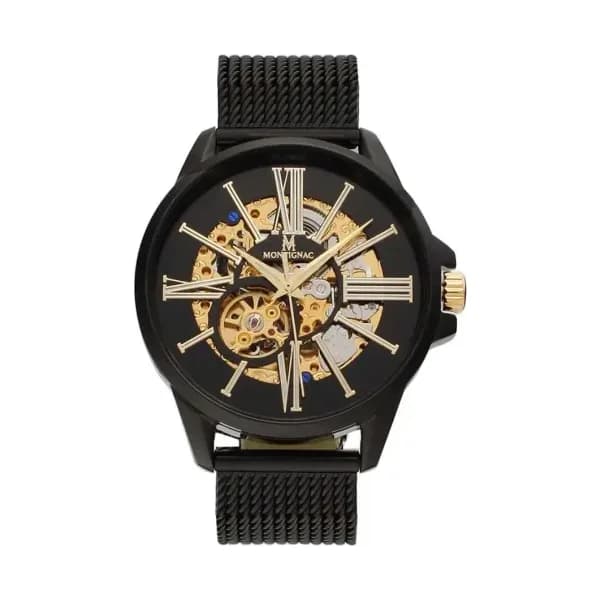 Montignac Montre Montignac Round Automatique Noir