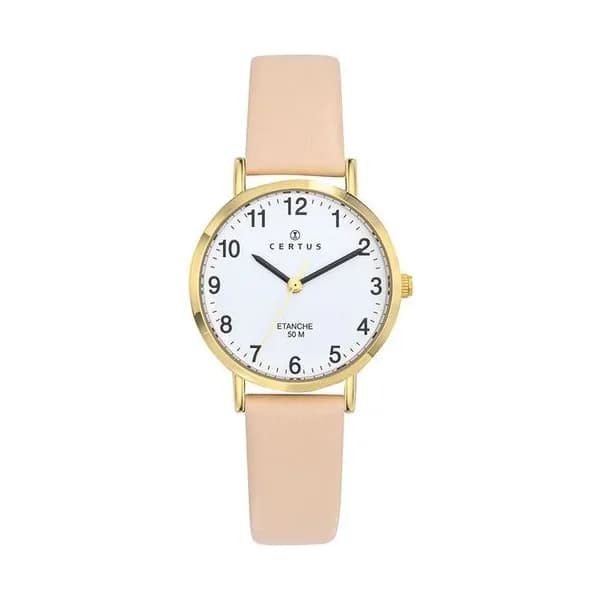 Certus Montre Certus en Cuir Rose