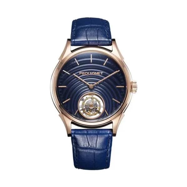 Pequignet Montre Pequignet Manufacture Royale Tourbillon Automatique Cadran Bleu nuit - 9035475