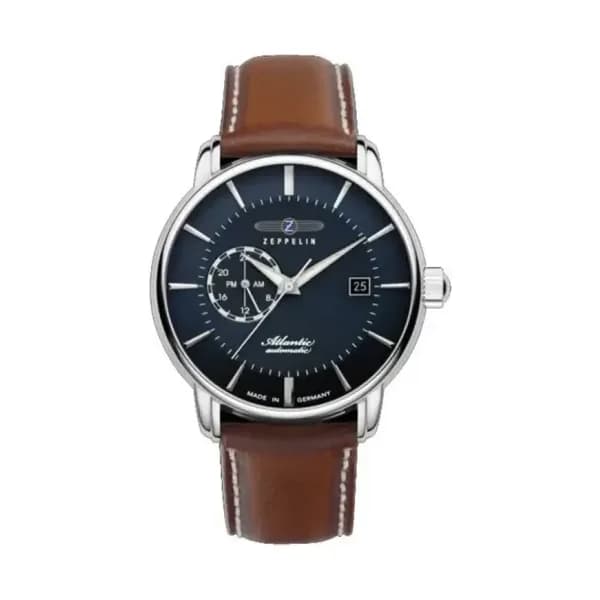 Zeppelin Montre Automatique Zeppelin Collection Atlantic en Cuir Marron