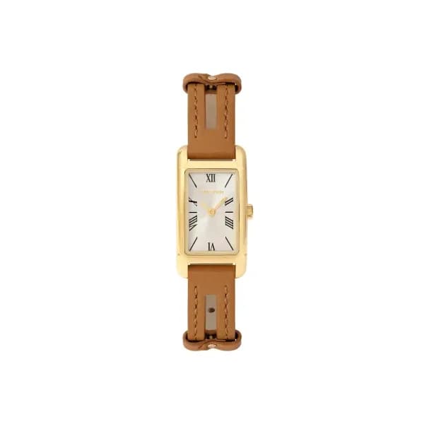 Louis Pion Montre quartz Femme Philippine Argenté, Blanc