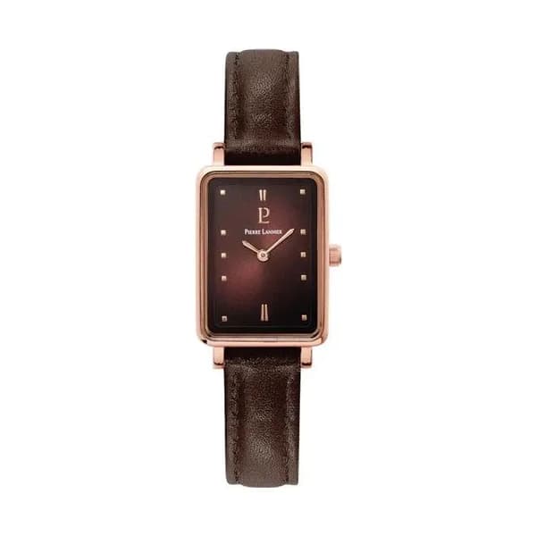 Pierre Lannier Montre Pierre Lannier Collection Ariane en Cuir Marron