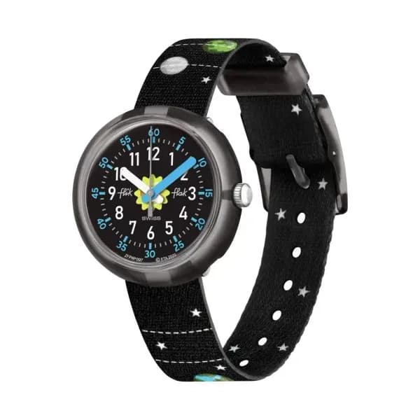 Flik Flak Montre Enfant Space trip Noir