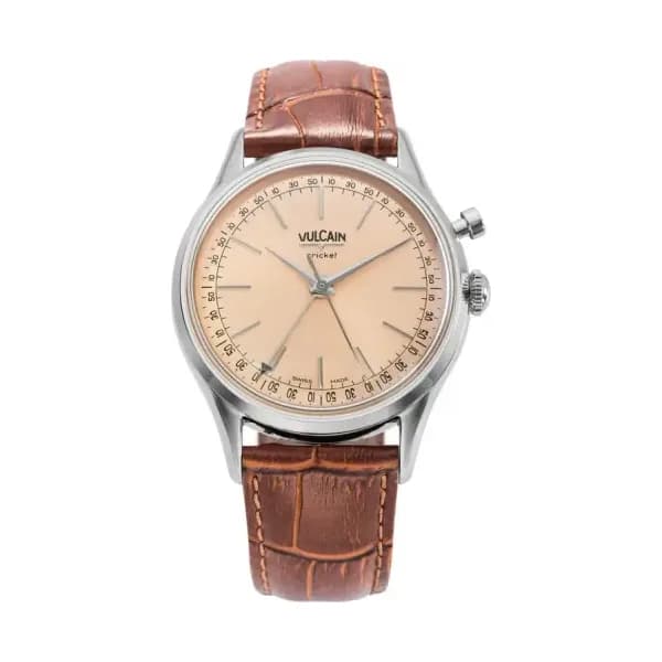 Vulcain Montre Cricket President 36mm Pale Salmon