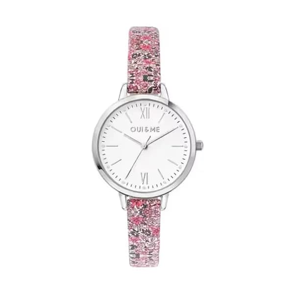 Oui & Me Montre Analogique Femme Oui&me Cuir Rose ME010311 - Cleor
