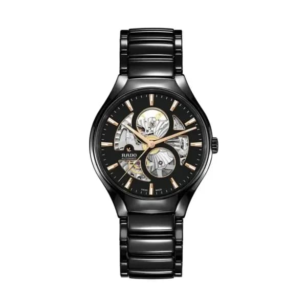Rado Montre Rado True Round Automatic Open Heart Noir 40mm