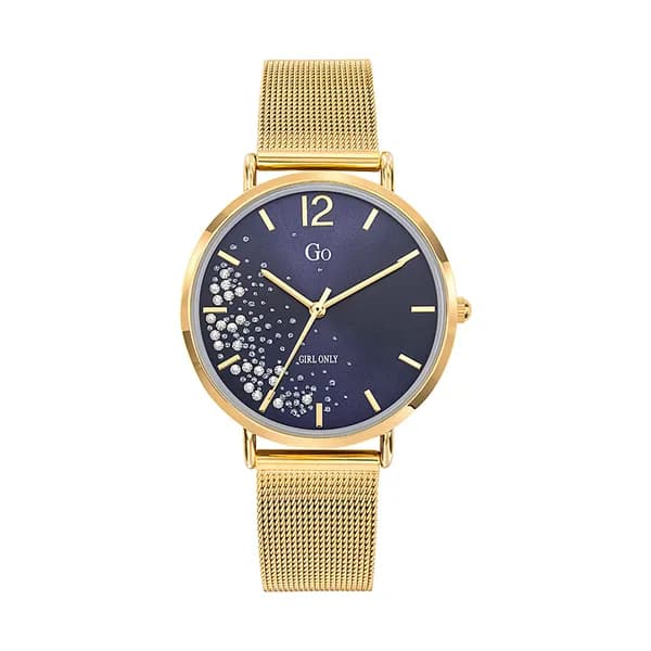 GO Mademoiselle Montre GO Mademoiselle Collection SS22 en Acier Doré