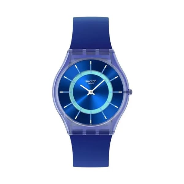 Swatch Montre Swatch Collection Jammy Grape Dream en Silicone Bleu