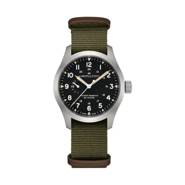 Hamilton Montre automatique Homme Khaki field Noir