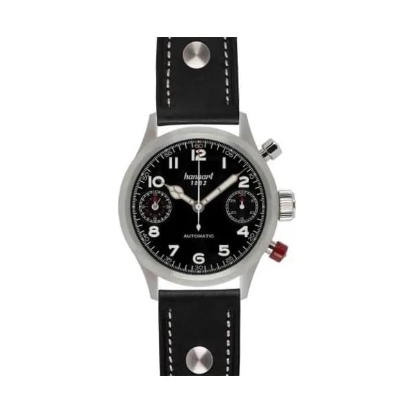 Hanhart Montre Hanhart Pioneer TwinDicator Automatique diamètre 45 mm- 730.210-0010