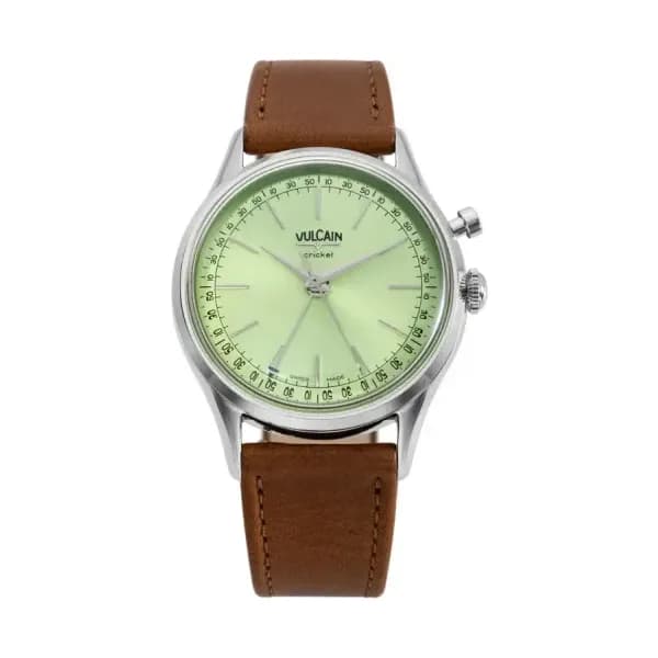Vulcain Montre Cricket President 36mm Pistachio Green