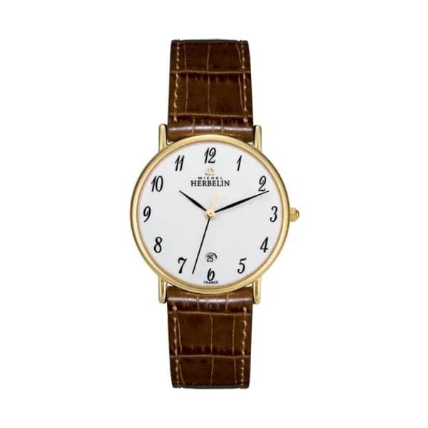 Michel Herbelin Montre Herbelin Classique Acier inoxydable 34 mm - 12443P28MA
