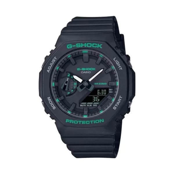 Casio Montre GShock Classic Lady - Série GMA-S - Noir & Vert 46.2 x 42.9 mm- GMA-S2100GA-1A
