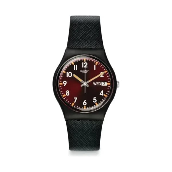 Swatch Montre quartz Mixte Gent Rouge