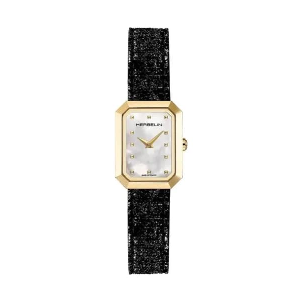 Michel Herbelin Montre michel herbelin Octogone Acier PVD Doré - 17446P19