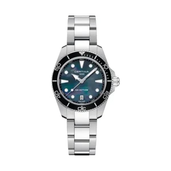 Certina Montre Certina DS Action 34.5mm Cadran Nacre Bracelet Acier inoxydable