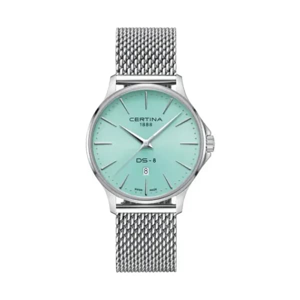 Certina Montre Certina DS-8 Gent 40mm Quartz Cadran Bleu clair