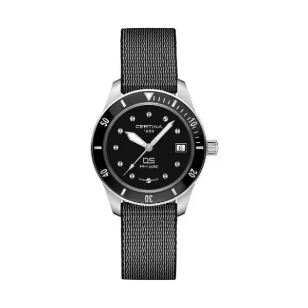 Certina Montre Certina DS PH100M Lady Quartz Cadran Noir
