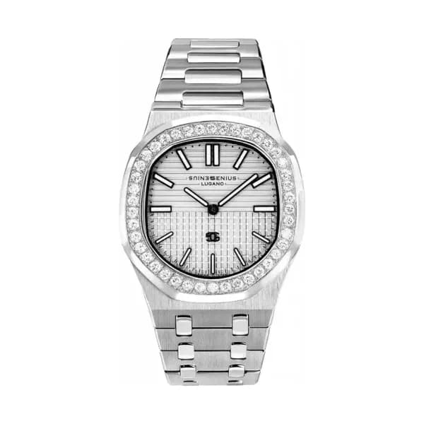 Genius Montre Genie 36 Saint Moritz Lunette Diamants de Synthèse