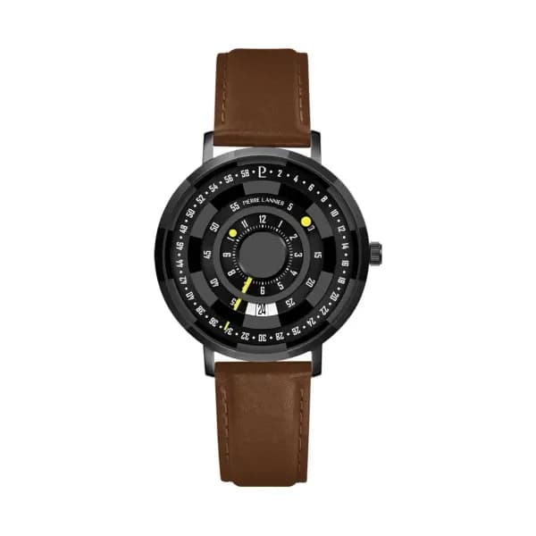 Pierre Lannier Montre quartz Homme Blackjack Noir, Gris