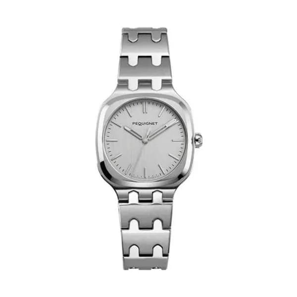 Pequignet Montre Pequignet Manufacture Concorde 30 mm Quartz Cadran Argent - 9042433