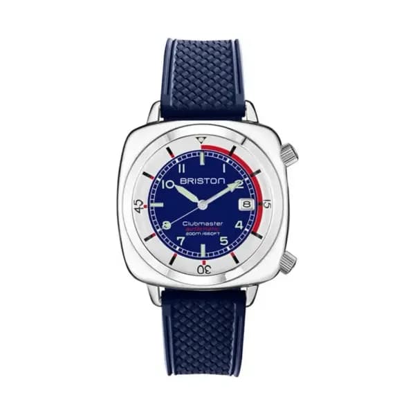 Briston Montre Clubmaster Legend Compressor - Acier - Bleu 26642.PS.DC.15.FNB